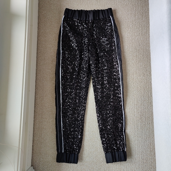 NOKAOI midnight jogger. Sequin embroidered jogger pant size S - Picture 4 of 7
